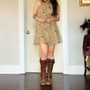 UO Kimchi Blue Mickey Floral Dress